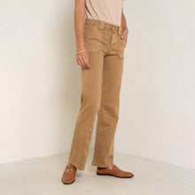 Camel fonce,Pantalon Coupe Large avec Grande Poche - Jean Femme - Place du jour Camel fonce,Pantalon Coupe Large avec Grande Poche - Jean Femme - Place du jour